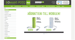 Desktop Screenshot of bomansfoto.se